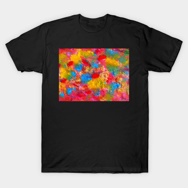 Blooming Meadow. Flowers Abstract Pattern. T-Shirt by SpieklyArt